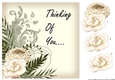 Sympathy Vintage Flowers & Verse  4