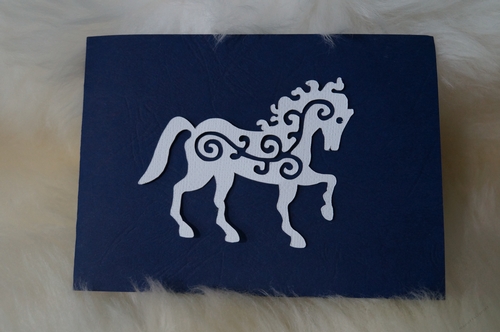 Wedding Invitation Topper Horse 003-MA-0616-WEHS-CF