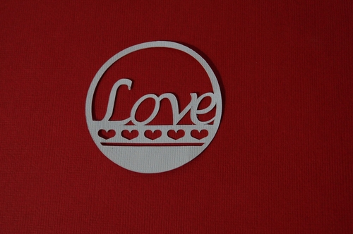 Love Word in Circle
