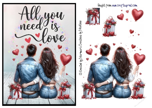 Valentine Couple wearing Jeans