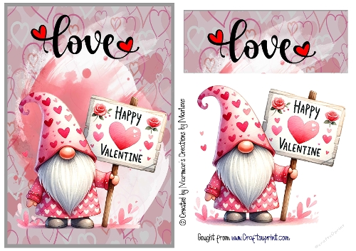 Valentine Gnome love 1