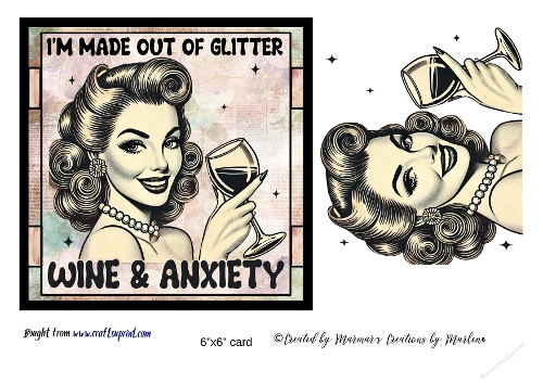 Retro Funny Sarcastic Sassy Girl card