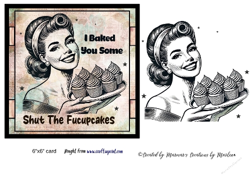 Retro Funny Sarcastic Sassy Girl card