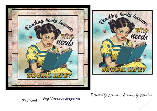 Retro Funny Sarcastic Sassy Girl card