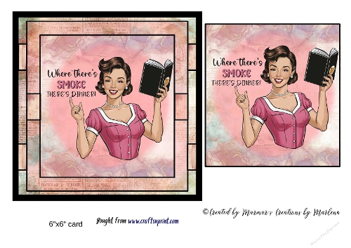 Retro Funny Sarcastic Sassy Girl card