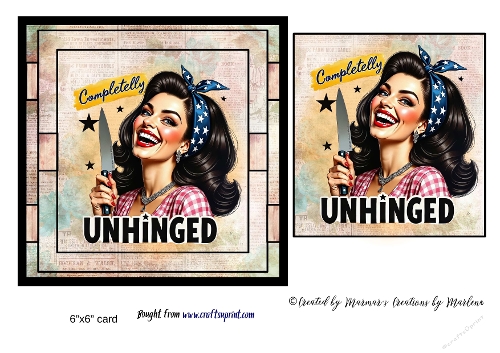 Retro Funny Sarcastic Sassy Girl card