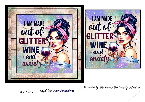 Retro Funny Sarcastic Sassy Girl card