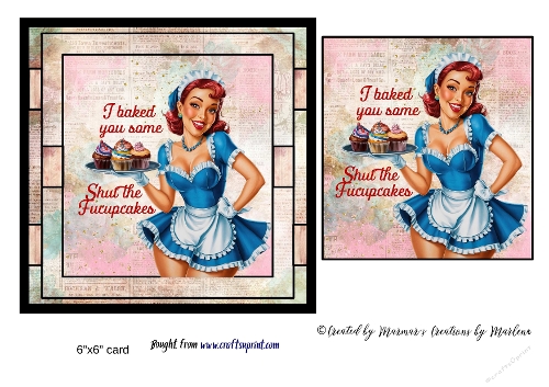 Retro Funny Sarcastic Sassy Girl card