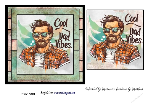 Retro Funny Father Dad card