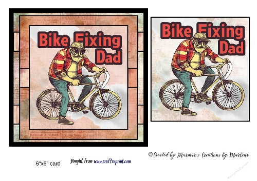 Retro Funny Father Dad card