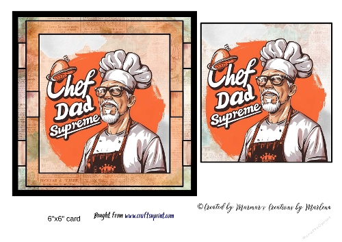 Retro Funny Father Dad card