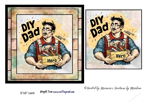 Retro Funny Father Dad card