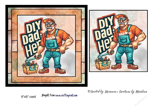 Retro Funny Father Dad card