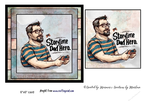 Retro Funny Father Dad card