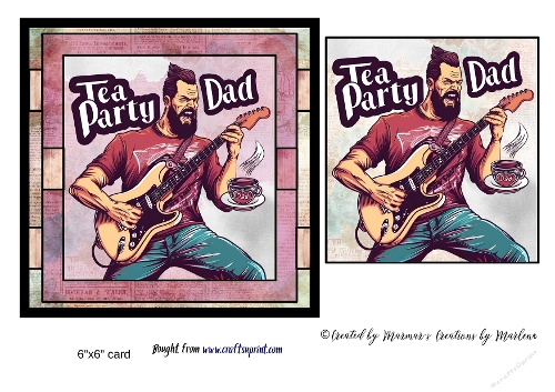 Retro Funny Father Dad card