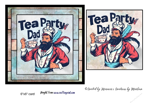 Retro Funny Father Dad card