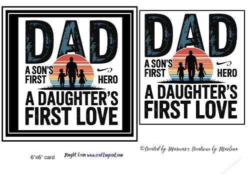 Fathers Day quick card