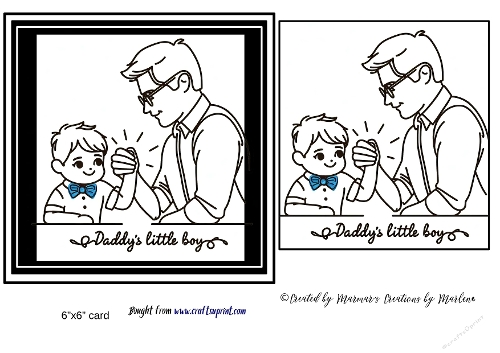 Fathers Day quick card