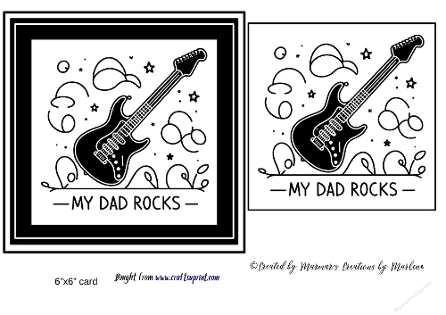 Fathers Day quick card