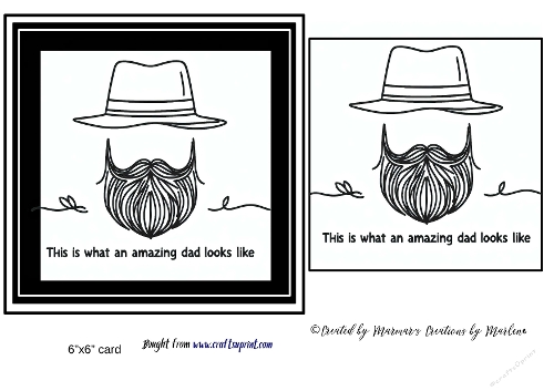 Fathers Day quick card