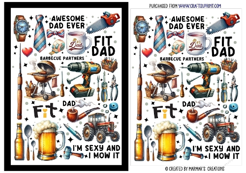 Fathers Day quick card