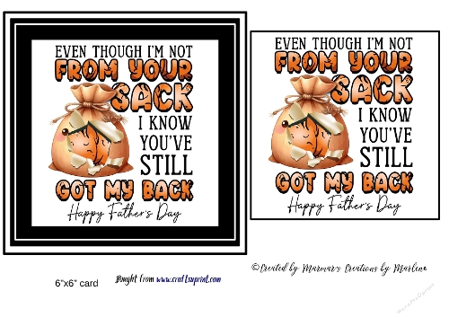 Fathers Day quick card