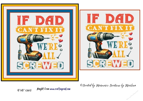 Fathers Day quick card