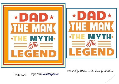 Fathers Day quick card