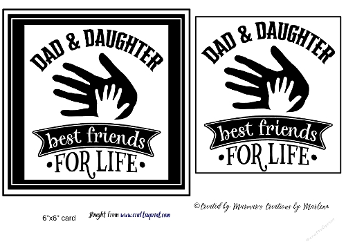 Fathers Day quick card
