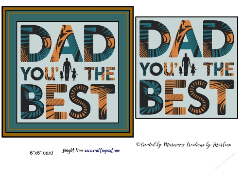 Fathers Day quick card