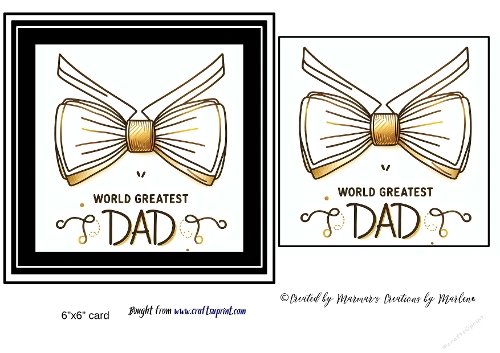Fathers Day quick card