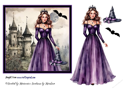 Halloween girl cards 
