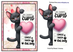 My Cat is my Valentine.