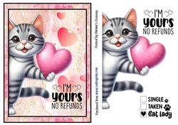 My Cat is my Valentine.