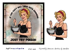Retro Funny Sarcastic Sassy Girl card