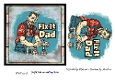 Retro Funny Father Dad card