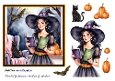 Halloween girl cards
