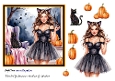 Halloween girl cards