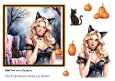 Halloween girl cards