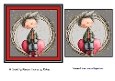 Simple Valentine quick card whimsical / quirky