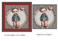 Simple Valentine quick card whimsical / quirky