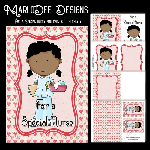 For a Special Nurse - Mini Card Kit