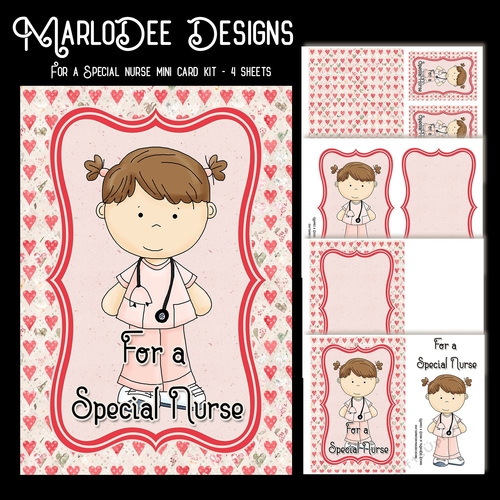 For a Special Nurse - Mini Card Kit 2