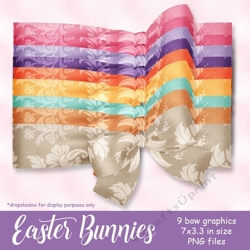Easter Bunnies - Pretty Bow Graphics