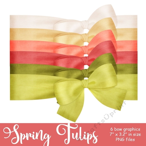 Spring Tulips -  Bow Graphics