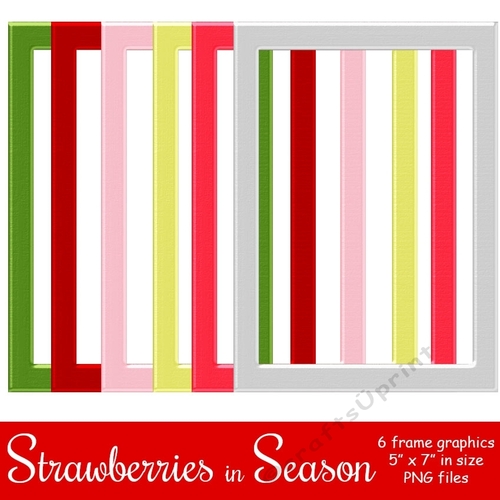 Strawberries in Season - 5x7 Frames