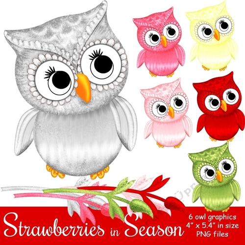Strawberries in Season - Owl Graphics