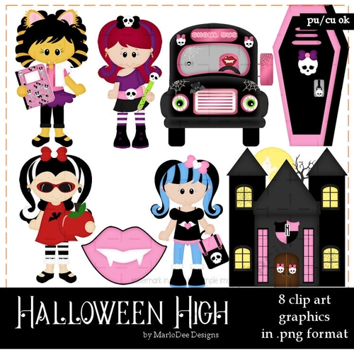Halloween High Clip Art