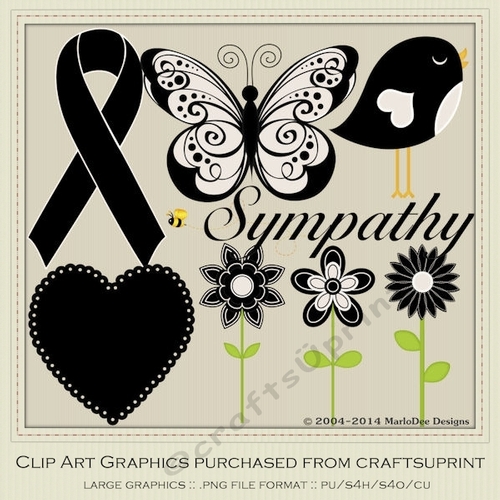 Black Awareness Ribbons & Graphics 