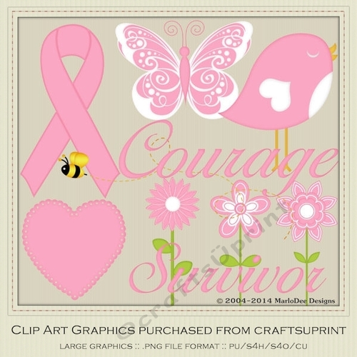 Pink Awareness Ribbons & Graphics 